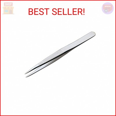 Weller Erem ACSA Tweezer - Pointed - Straight - Non-Serrated Tip - 108mm/4.252''
