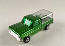 Matchbox Superfast Nº 50A Kennel Truck verde. placa base amarillo claro excelente