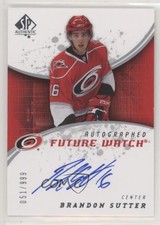 2008-09 SP Authentic Auto Future Watch 51/999 Brandon Sutter #195 m0p