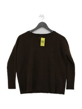 AllSaints Herren Pullover M Braun 100% Kaschmir Rundhals Pulli