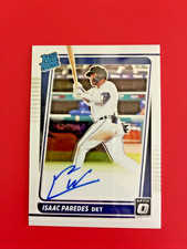 2021 Panini Donruss Optic - Rated Rookie Signatures Isaac Paredes #RRS-IP