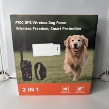 KitPlus F700 GPS Wireless Dog Fence Training Collar System