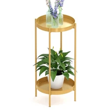 Plant Stand Indoor Outdoor - Flower Pot Holder Metal Plant Rack Organizer, 2 ...