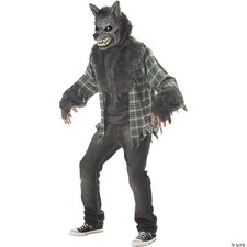 California Costumes Full Moon Werewolf Costume, Large Brown