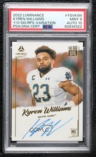 2022 Panini Luminance Kyren Williams #YSV-KWI PSA 9 MINT Rookie Auto RC