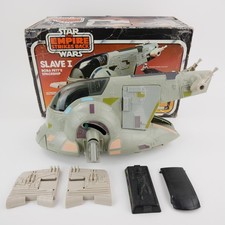 Vintage 1981 Kenner Star Wars Slave 1 Vehicle Boxed Complete Han Solo Carbonite