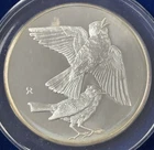 1971 Franklin Mint 2 Oz 0.925 Silver Bird Series Skylark Round No #14