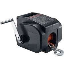 VEVOR Electric Boat Winch, 12V DC 300W, Reversible Electric Trailer Winch for Bo