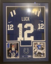 Andrew Luck Signed Autographed Colts Blue Limited  Nike Authentic Jersey Panini 