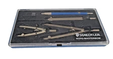 Vintage Staedtler Mars Masterbow Drafting Set in Original Case 1980s