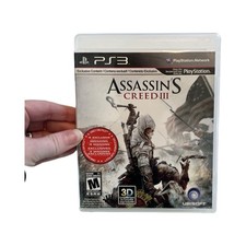 Assassins Creed III 3 Sony PlayStation 3 PS3 Game Ubisoft Exclusive Content 2012