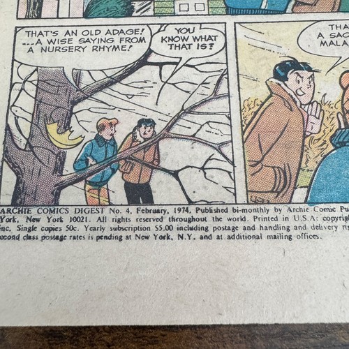 Lot of 4 Vintage Archie Comics Digest Paperback Books Book Number 1 Is Included - Picture 14 of 17