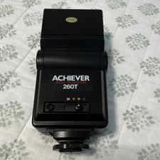 Achiever 260T Auto Thyristor Shoe Mount Flash Tilt Auto Check for DSLR