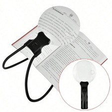 7X 12X Hands Free Magnifying Glass for Neck Wear for Reading, Sewing