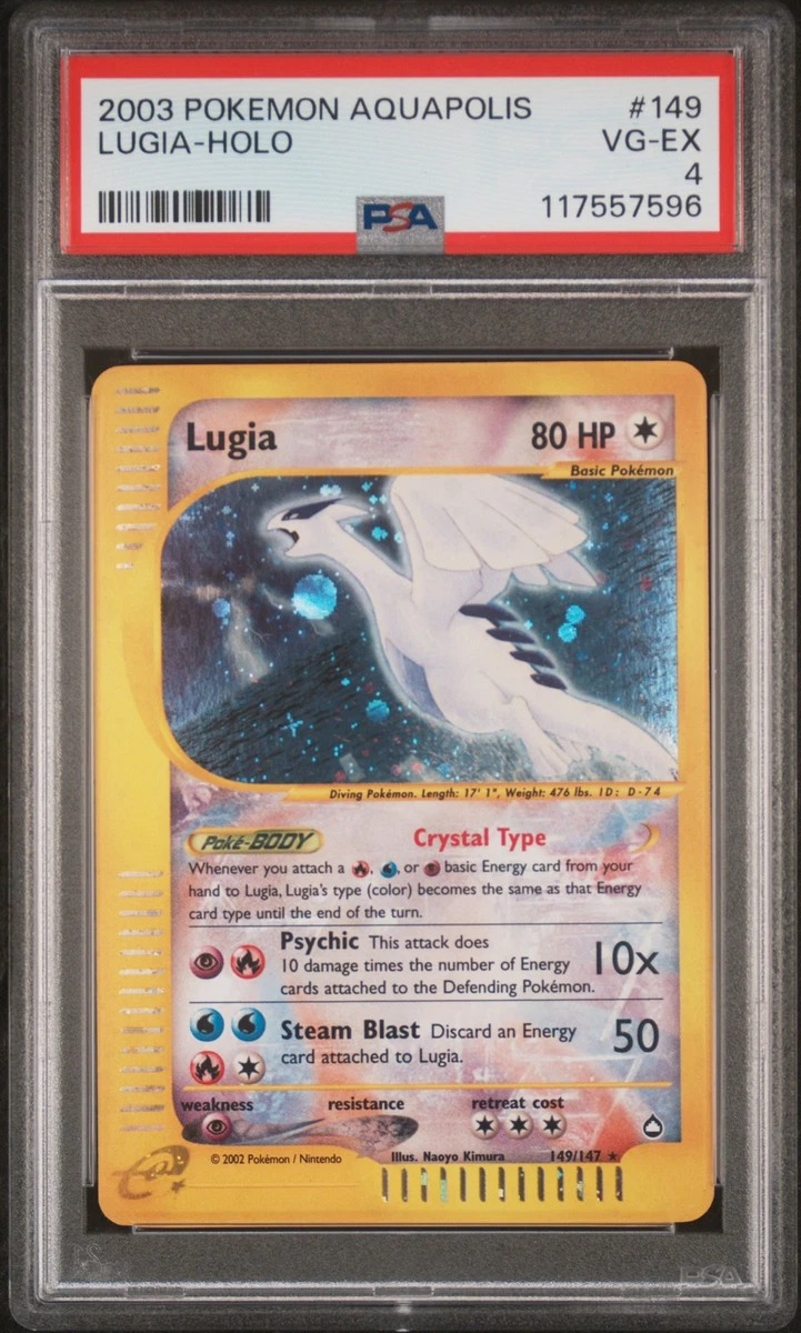 Pokémon Lugia Pokémon TCG Aquapolis Individual Collectible Card