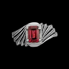 Captivating Rhodolite Engagement Ring   Sterling Silver   Garnet Gemstone