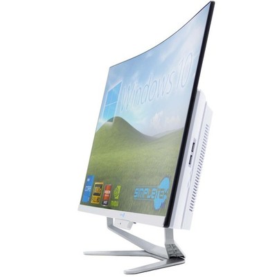 All IN One 27 '' FHD Gebogen i7 6° Gen. RAM 16 GB SSD 480 Win 10 Desktop-Computer