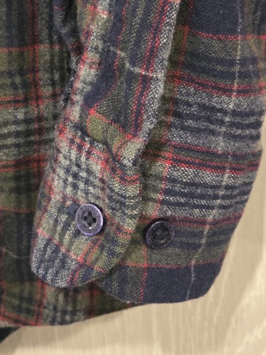 PENDLETON Lodge 100% Wool Button Front Shirt Men's L Short Multicolor Plaid - Picture 7 of 8