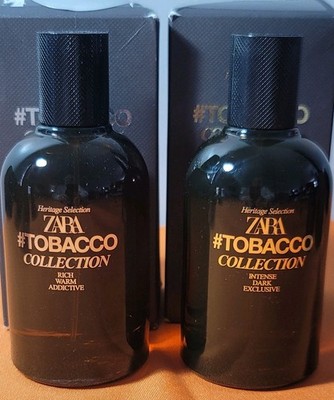 ZARA TOBACCO COLLECTION RICH WARM ADDICTIVE & INTENSE DARK EXCLUSIVE 100ml NIB