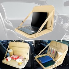 Multifunctional Backseat Car Organizer with Detachable Laptop Tray for Travel