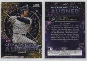 2024 Topps Cosmic Chrome Gold Interstellar Refractor /50 Juan Soto #AA-8