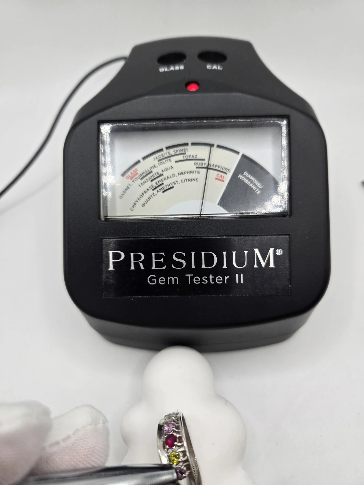 Tiara Solid 10K Gold Ring with Ruby, Sapphire, Pe… - image 13