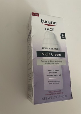 Eucerin Fragrance FreeSkin Balance Facial NightCream Pro-Vitamin B5 1.7 oz