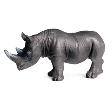 Rhinoceros Rhino Toy Action Figure Small Animal Figurine Doll Gift for Kids