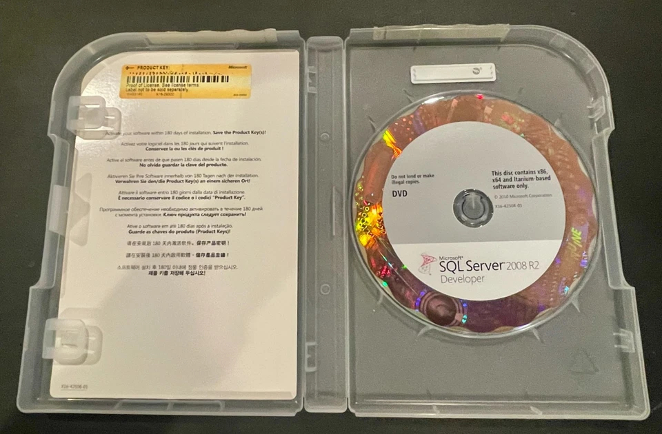Microsoft SQL Server 2008 R2 Developer Retail Box with Product Key - Image 4 of 4