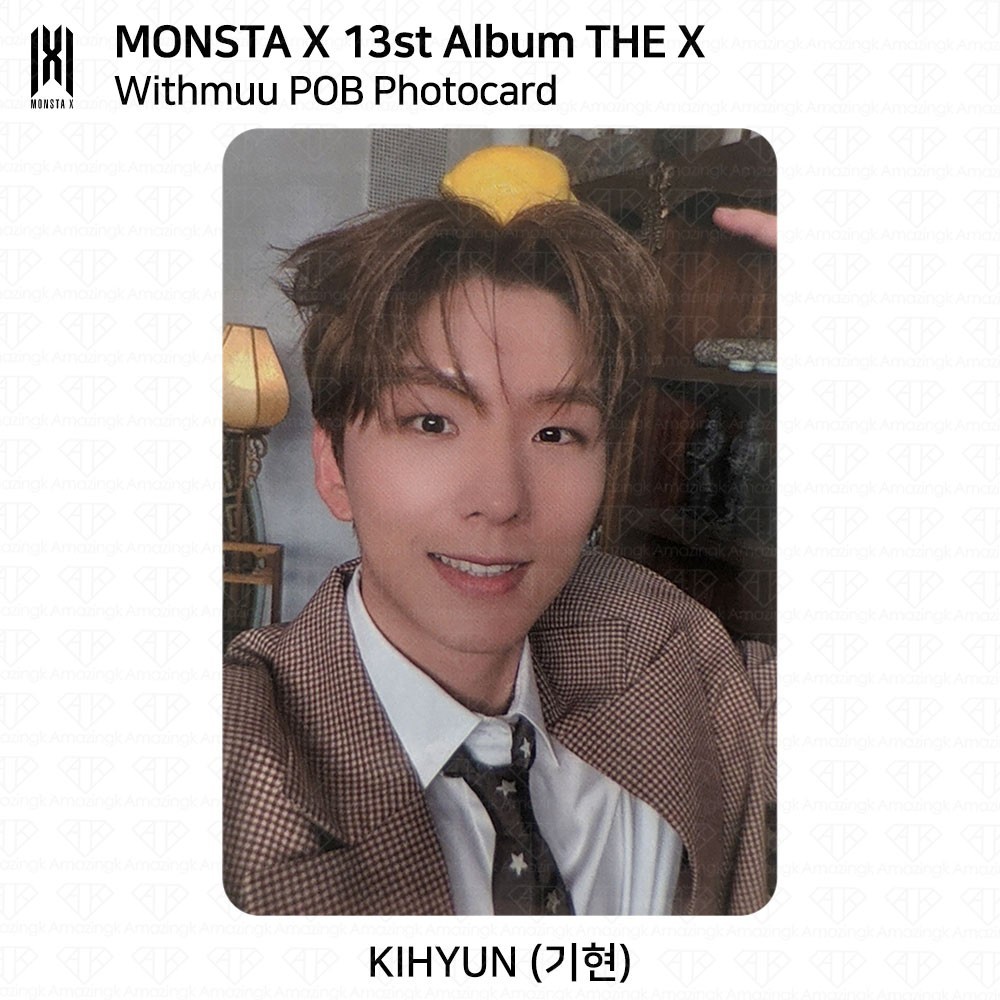 MONSTA X The 13th Mini Album THE X Withmuu POB Photocard KPOP K