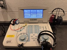 GSI 61 Clinical Audiometer (High Freq. Option) Complete w/ NEW Calibration Cert
