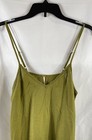 Free People Women's Green Viscose Adjustable Spaghetti Strap Tank Top Sz XS — photo 5