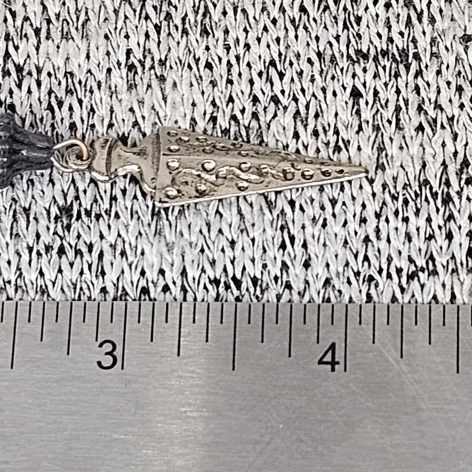 Silver Tone Arrowhead Dangle Earrings Womens Long… - image 6