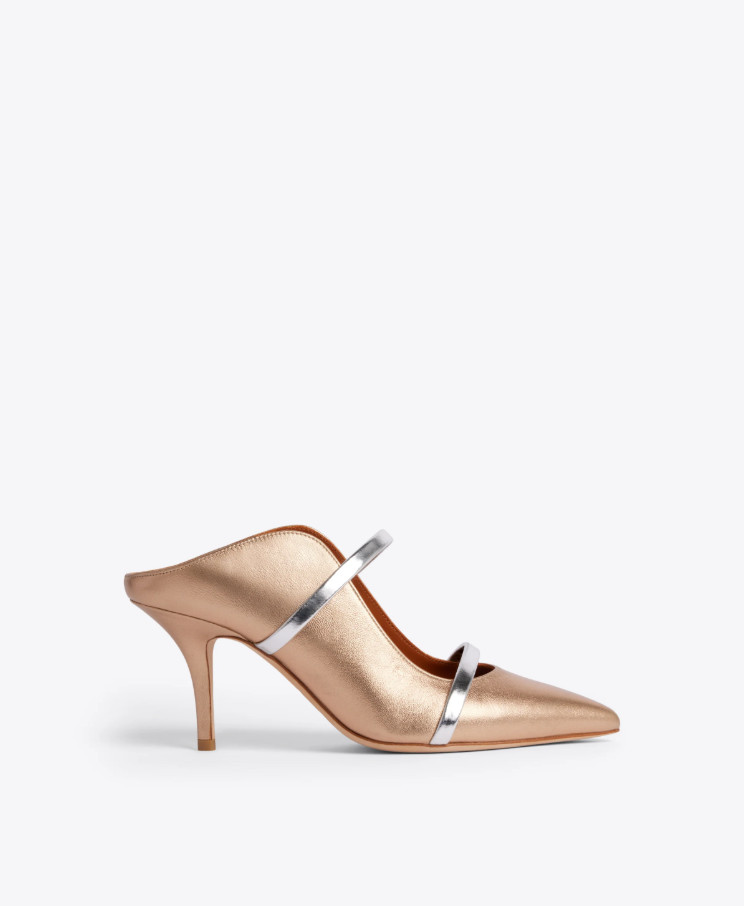 MALONE SOULIERS Women Maureen Heels Gold Size EU 38 RRP £695