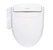 Smartbidet SB-2000WR Electric Bidet Toilet Seat for Round Toilets White U88K