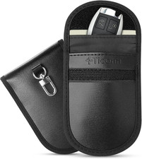 2PK Faraday Bags for Car Keys Fob, 3.5''X5.0'' Faraday Cage Protector, Car RFID