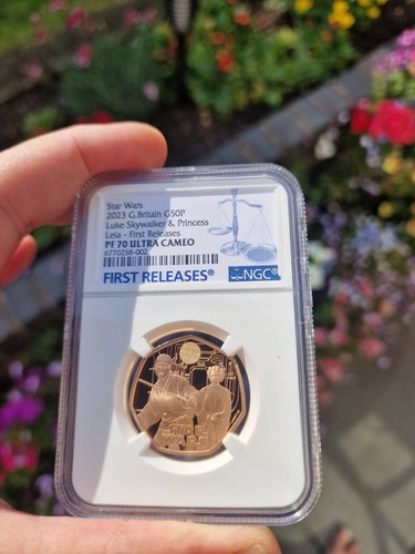22ct Gold 2023 Royal Mint Star Wars 50p Coin. NGC PF 70 Ultra Cameo - Picture 8 of 12