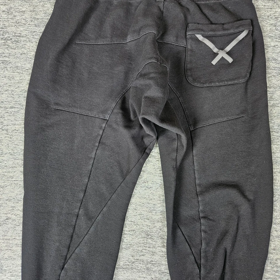 Adidas XBYO By S. Nakamura Sz M Black Sweatpants French Terry Jogger Pants - Image 4 of 4