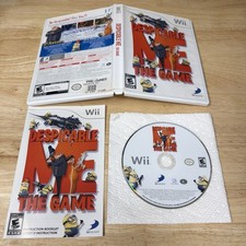 Despicable Me Nintendo Wii CIB Tested Sticker On Back