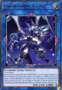 YuGiOh Firewall Dragon (V.3) MGED-EN141 Rare Englisch Neu 1st