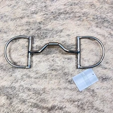 5" Myler Style Ported D Ring w/ Hooks