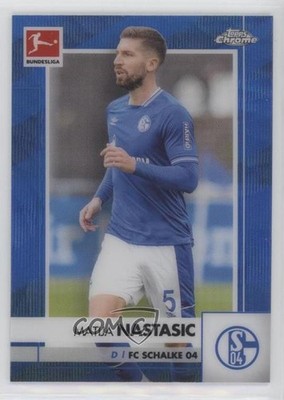 2020 Topps Chrome Bundesliga Blue Wave Refractor 44/150 Matija Nastasic #88 00q8