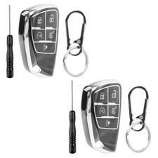 2 Remote Fob Shell Case Polymer Cover for 2021 2022 2023 2024 Chevrolet Tahoe 5b