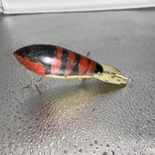 Vintage Red & Black Bomber Lure 