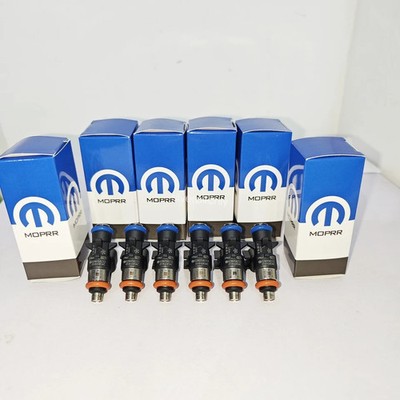 6Pcs OEM 5184085AC New Fuel Injectors for Wrangler Challenger RAM 3.6L Fast Ship