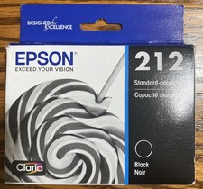 Epson 212 Black Ink Cartridge T212120 Exp 05/2023