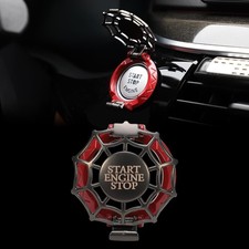 Universal Red Car Push Start Button Cover Car Engine Start Button Cover