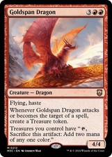 Goldspan Dragon - Normal NM MTG Commander: Modern Horizons 3