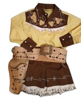 1950s Dale Evans JBar T Western Wear Los Angeles Size 7 & 4 Leather Gun Holsters