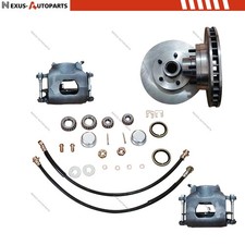 Disc Brake Spindle Components 1.25" Rotor 5 Lug For 73-87 Chevy C10 Squarebody